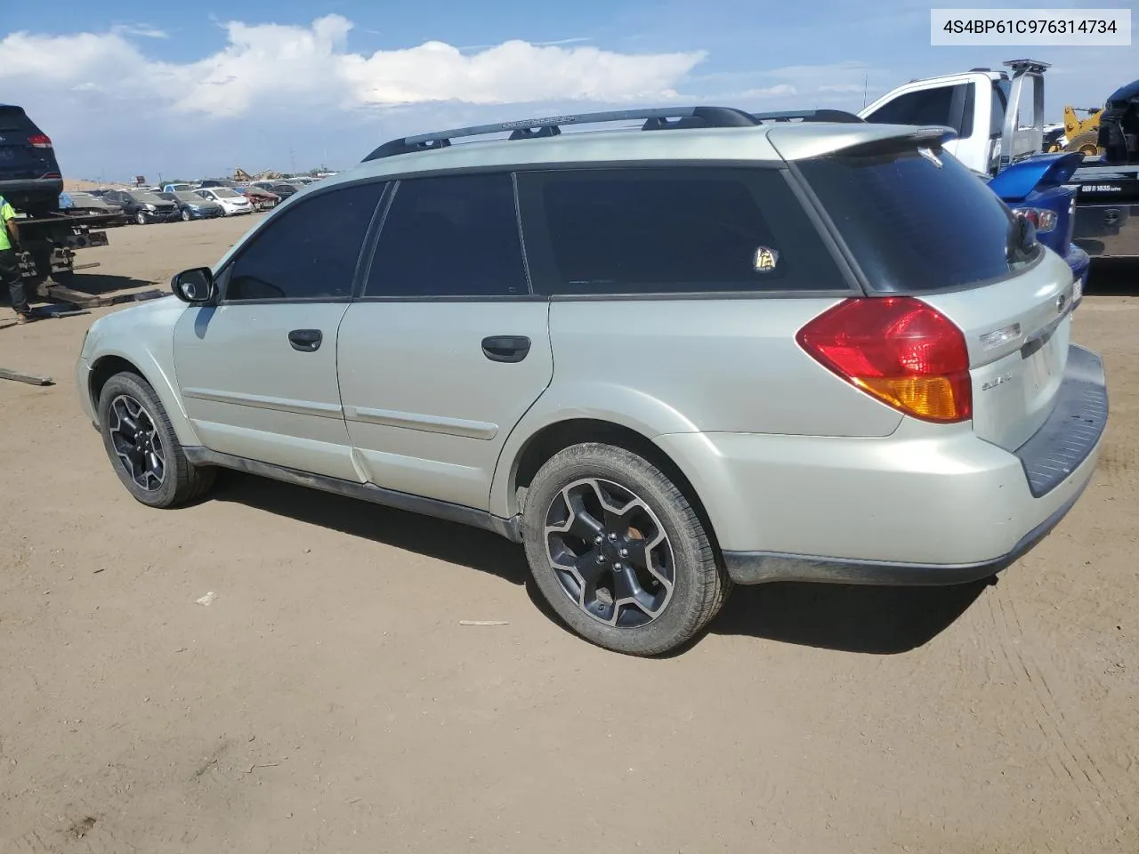 2007 Subaru Outback Outback 2.5I VIN: 4S4BP61C976314734 Lot: 70914244