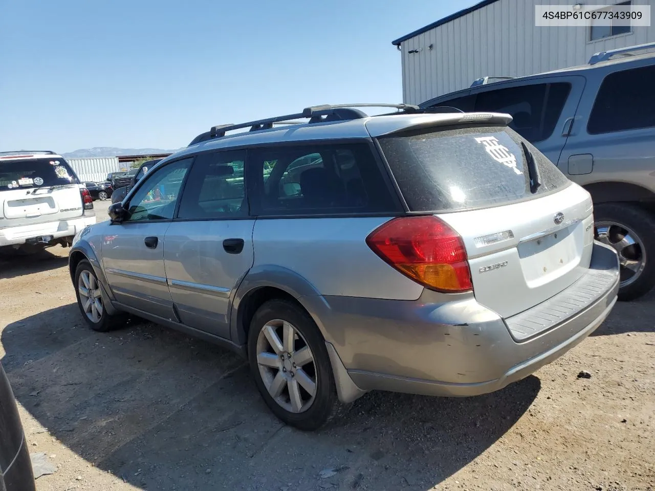 2007 Subaru Outback Outback 2.5I VIN: 4S4BP61C677343909 Lot: 71123584