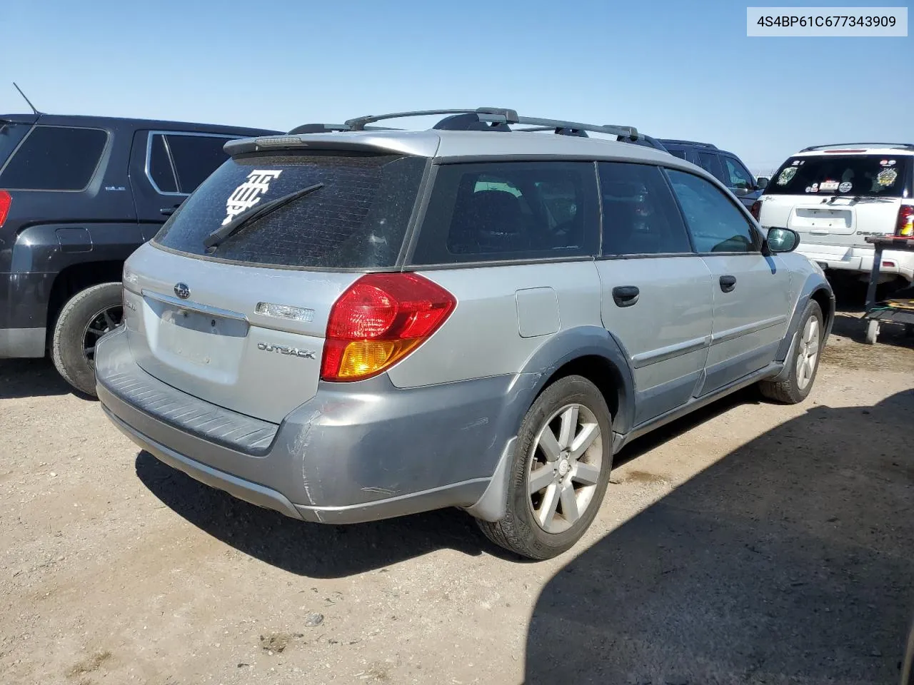 2007 Subaru Outback Outback 2.5I VIN: 4S4BP61C677343909 Lot: 71123584