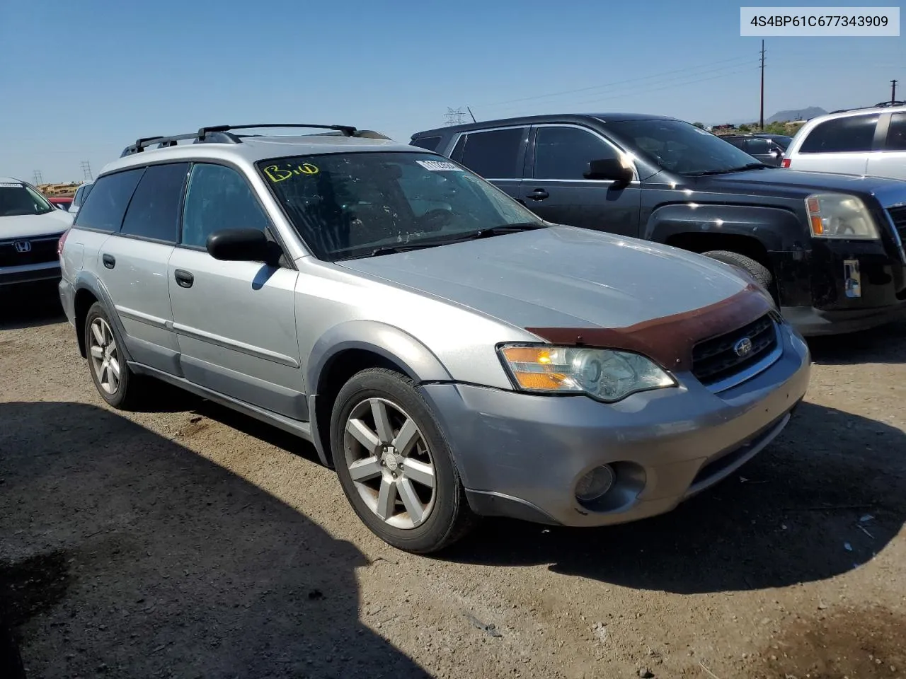 2007 Subaru Outback Outback 2.5I VIN: 4S4BP61C677343909 Lot: 71123584