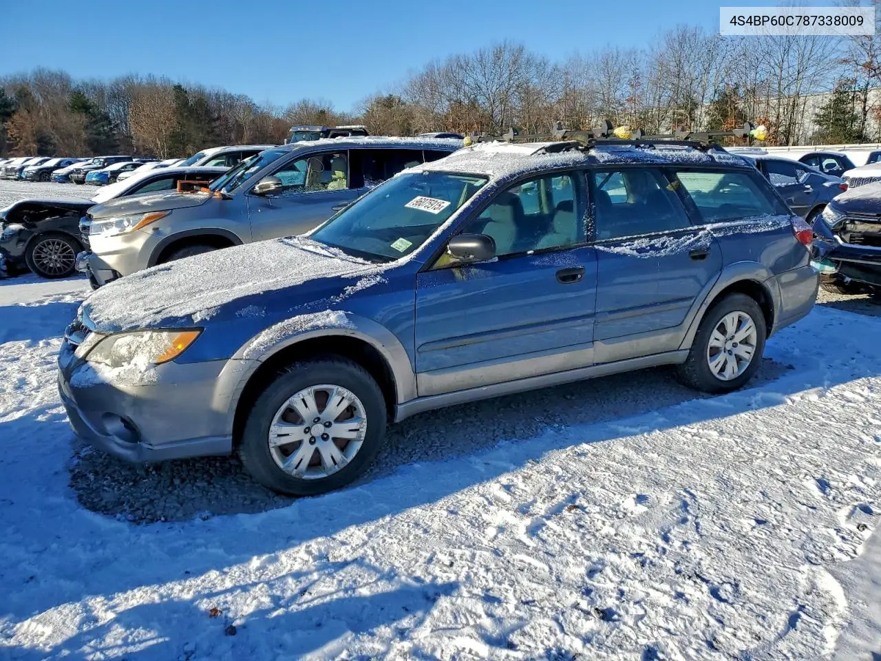 4S4BP60C787338009 2007 Subaru Outback