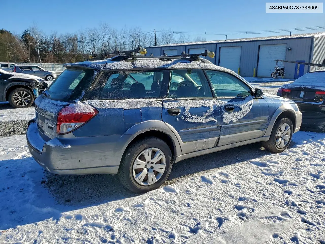 4S4BP60C787338009 2007 Subaru Outback