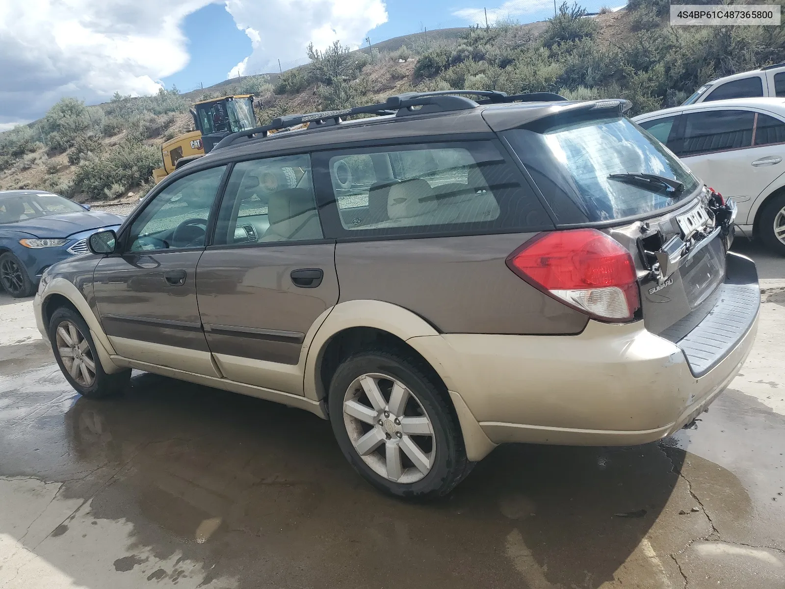 4S4BP61C487365800 2008 Subaru Outback 2.5I