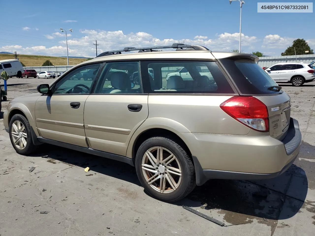 4S4BP61C987332081 2008 Subaru Outback 2.5I