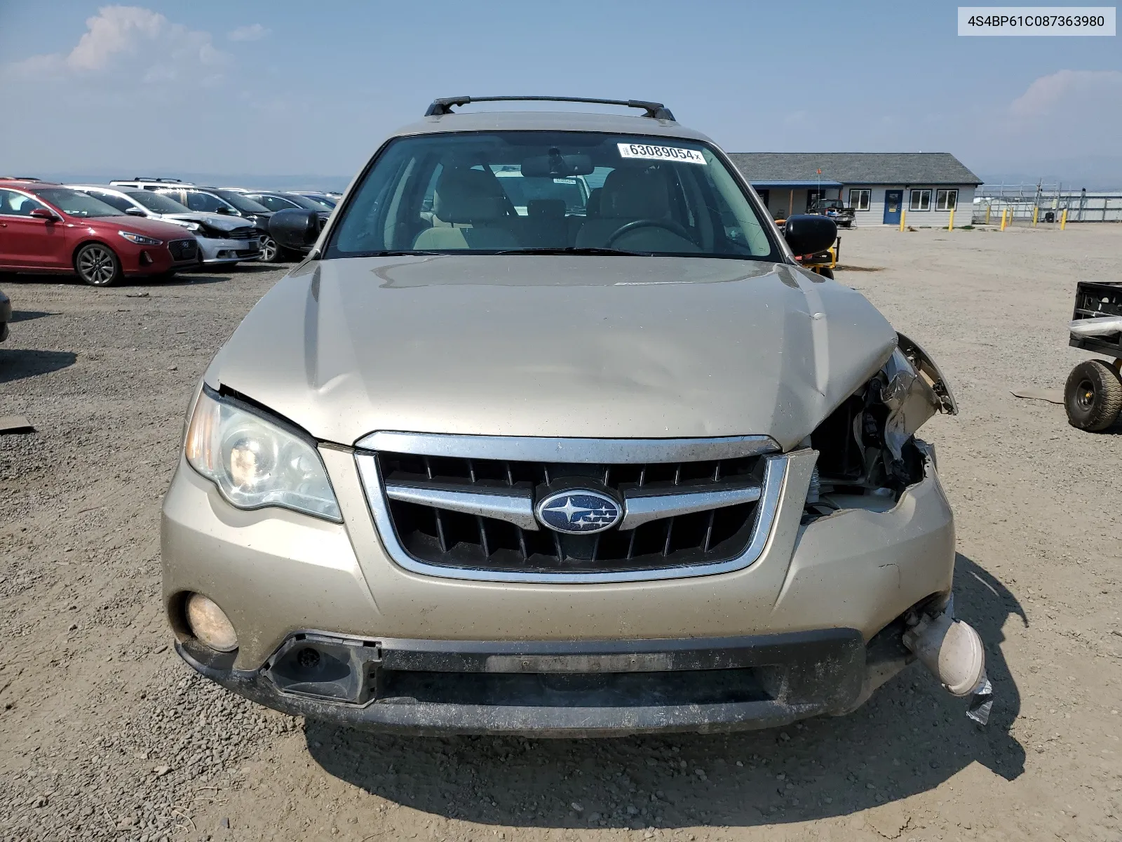 4S4BP61C087363980 2008 Subaru Outback 2.5I