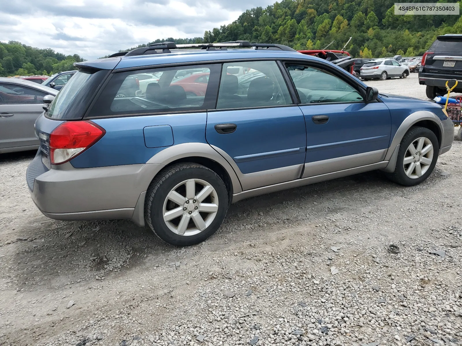 2008 Subaru Outback 2.5I VIN: 4S4BP61C787350403 Lot: 63581674