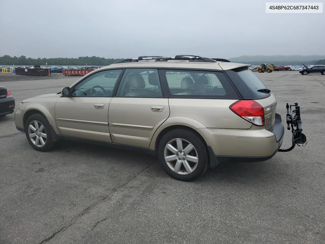 2008 Subaru Outback 2.5I Limited VIN: 4S4BP62C687347443 Lot: 64280524