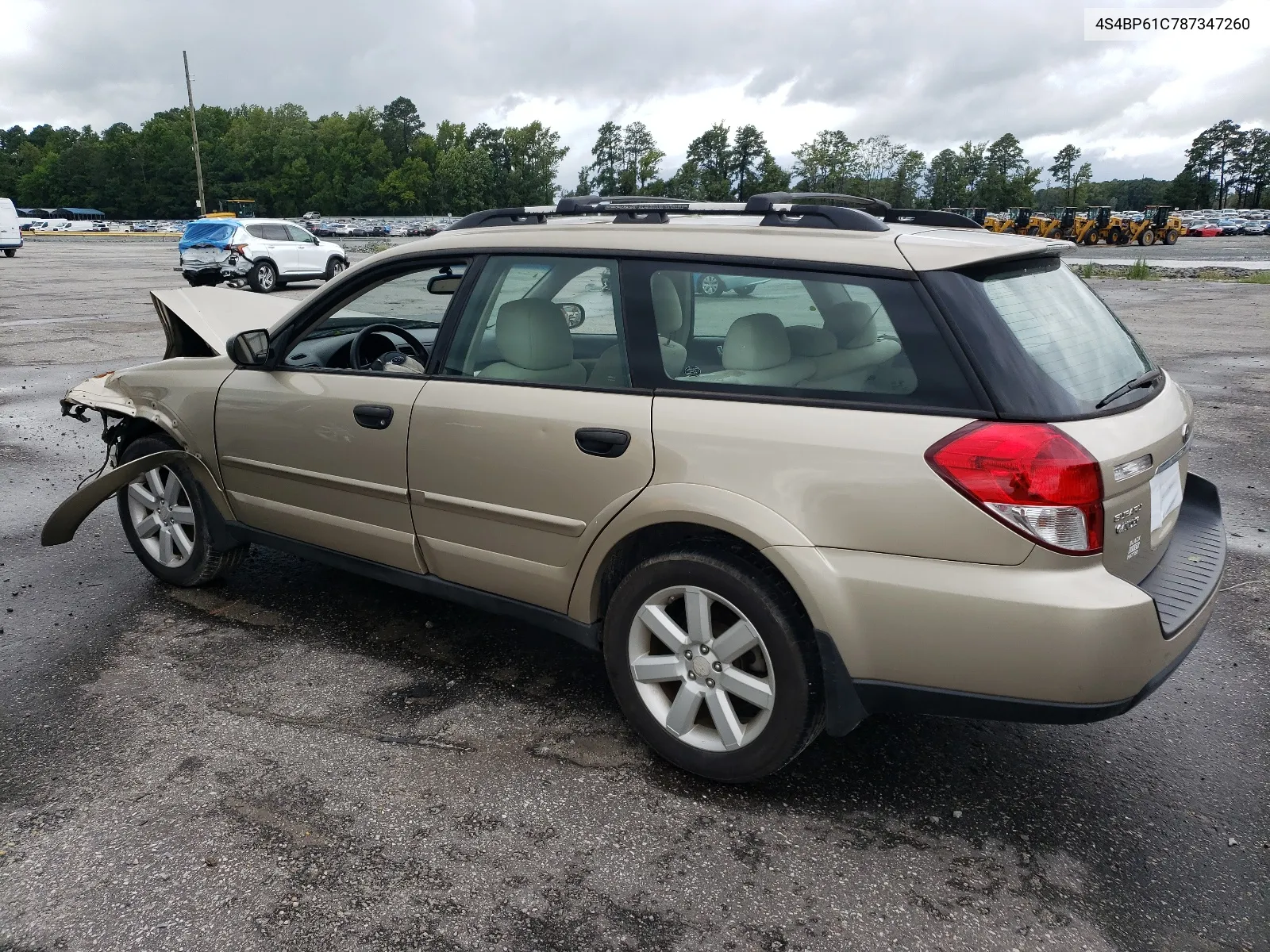 2008 Subaru Outback 2.5I VIN: 4S4BP61C787347260 Lot: 66299564