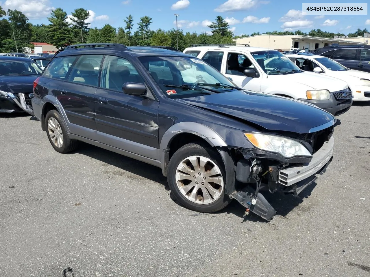 2008 Subaru Outback 2.5I Limited VIN: 4S4BP62C287318554 Lot: 66730404