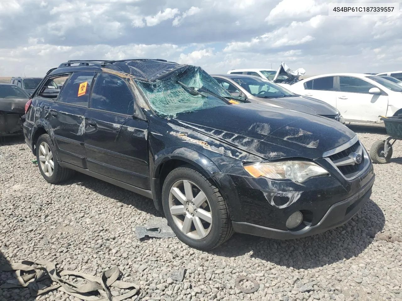 2008 Subaru Outback 2.5I VIN: 4S4BP61C187339557 Lot: 68516394