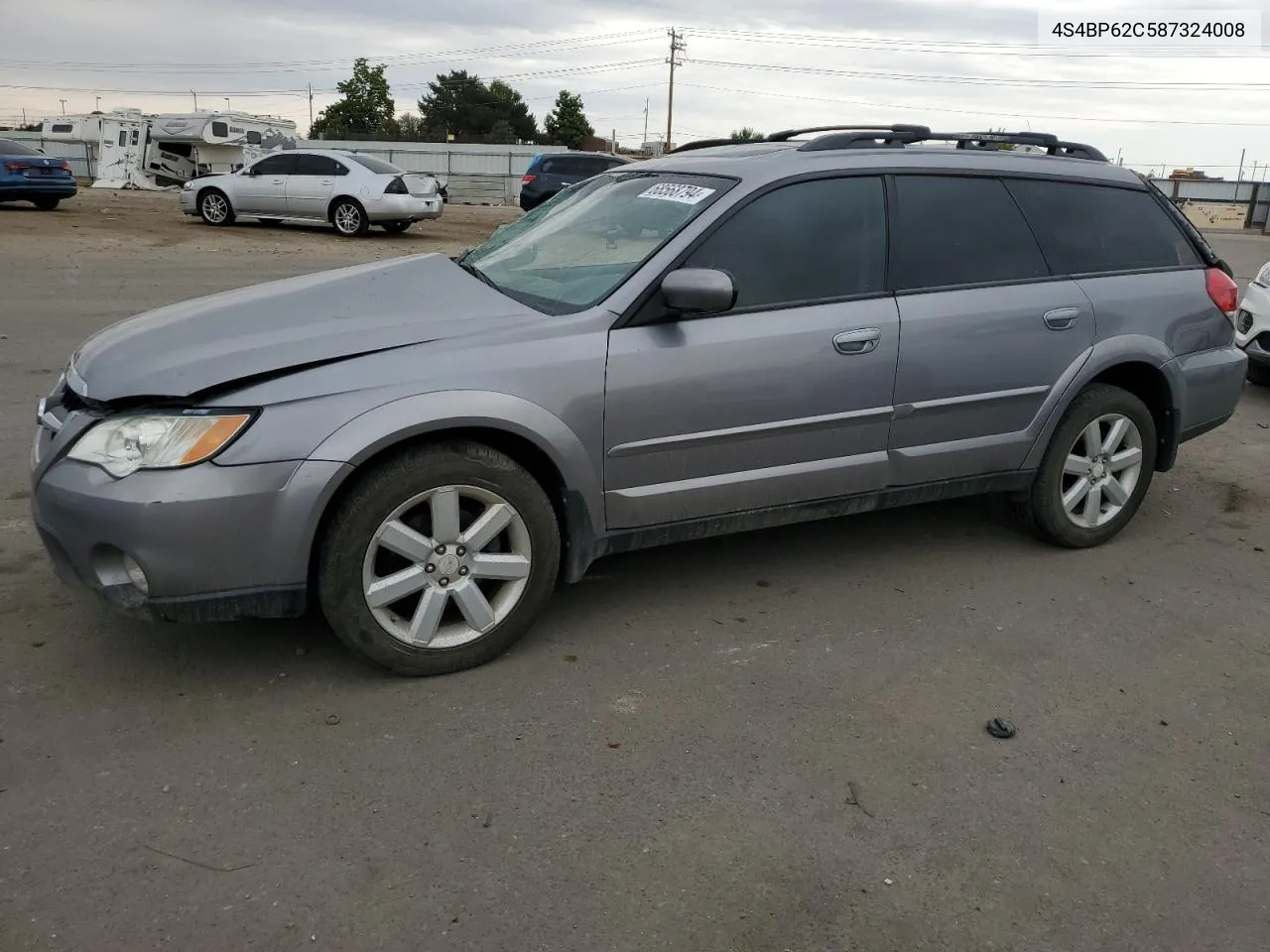 2008 Subaru Outback 2.5I Limited VIN: 4S4BP62C587324008 Lot: 68568794