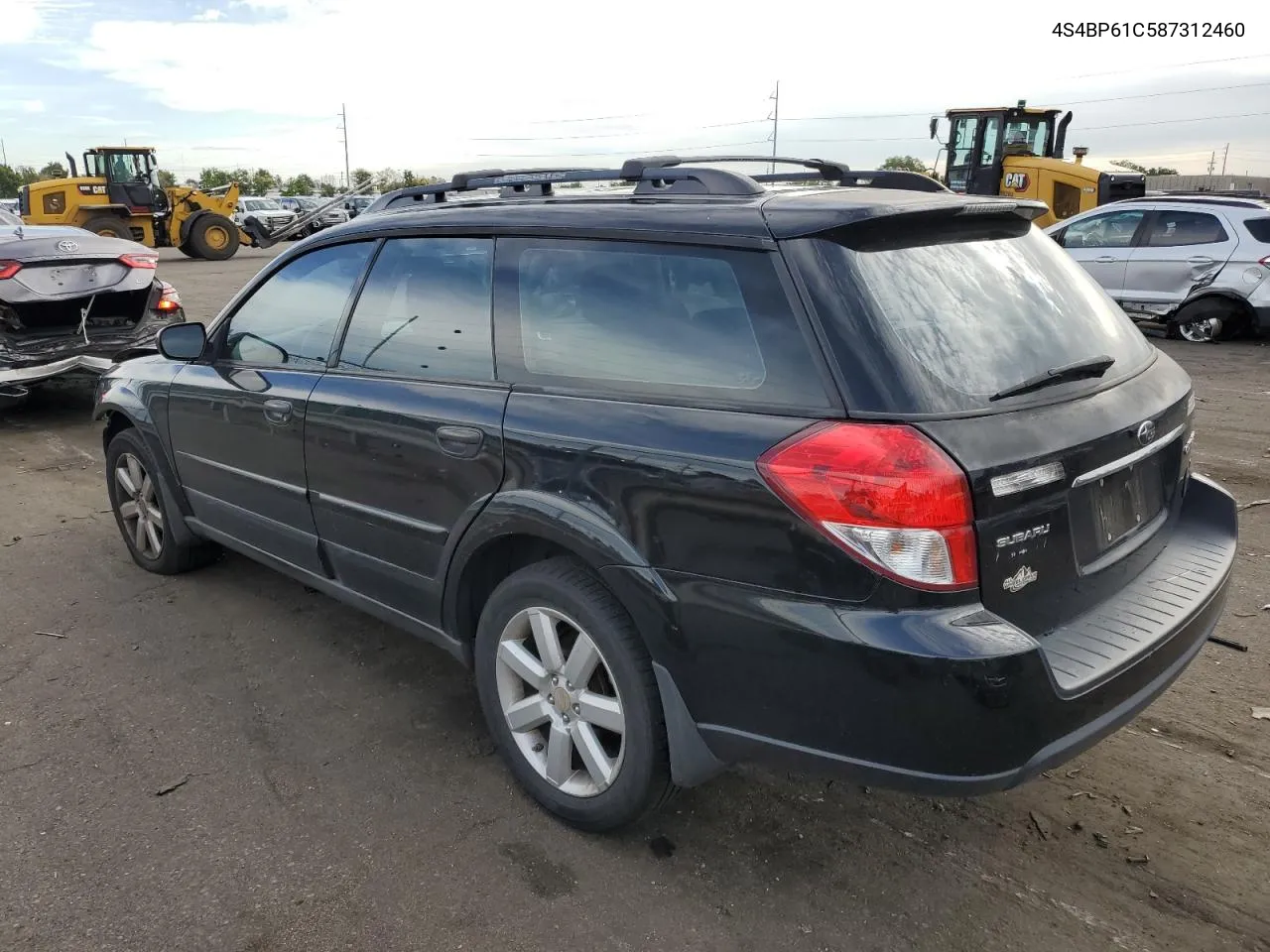 2008 Subaru Outback 2.5I VIN: 4S4BP61C587312460 Lot: 69066094