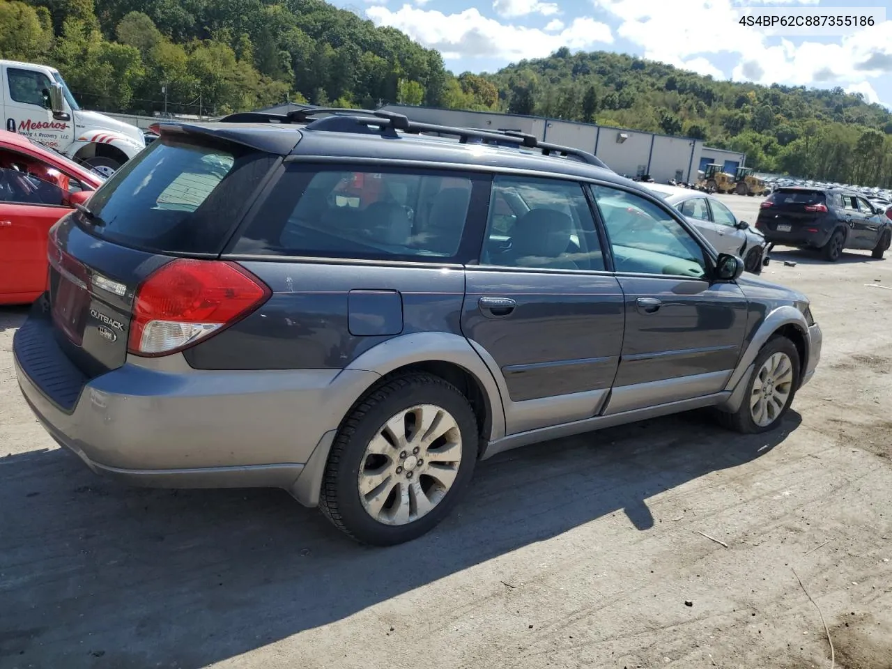 4S4BP62C887355186 2008 Subaru Outback 2.5I Limited