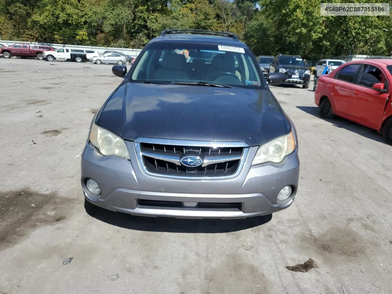 2008 Subaru Outback 2.5I Limited VIN: 4S4BP62C887355186 Lot: 69087954