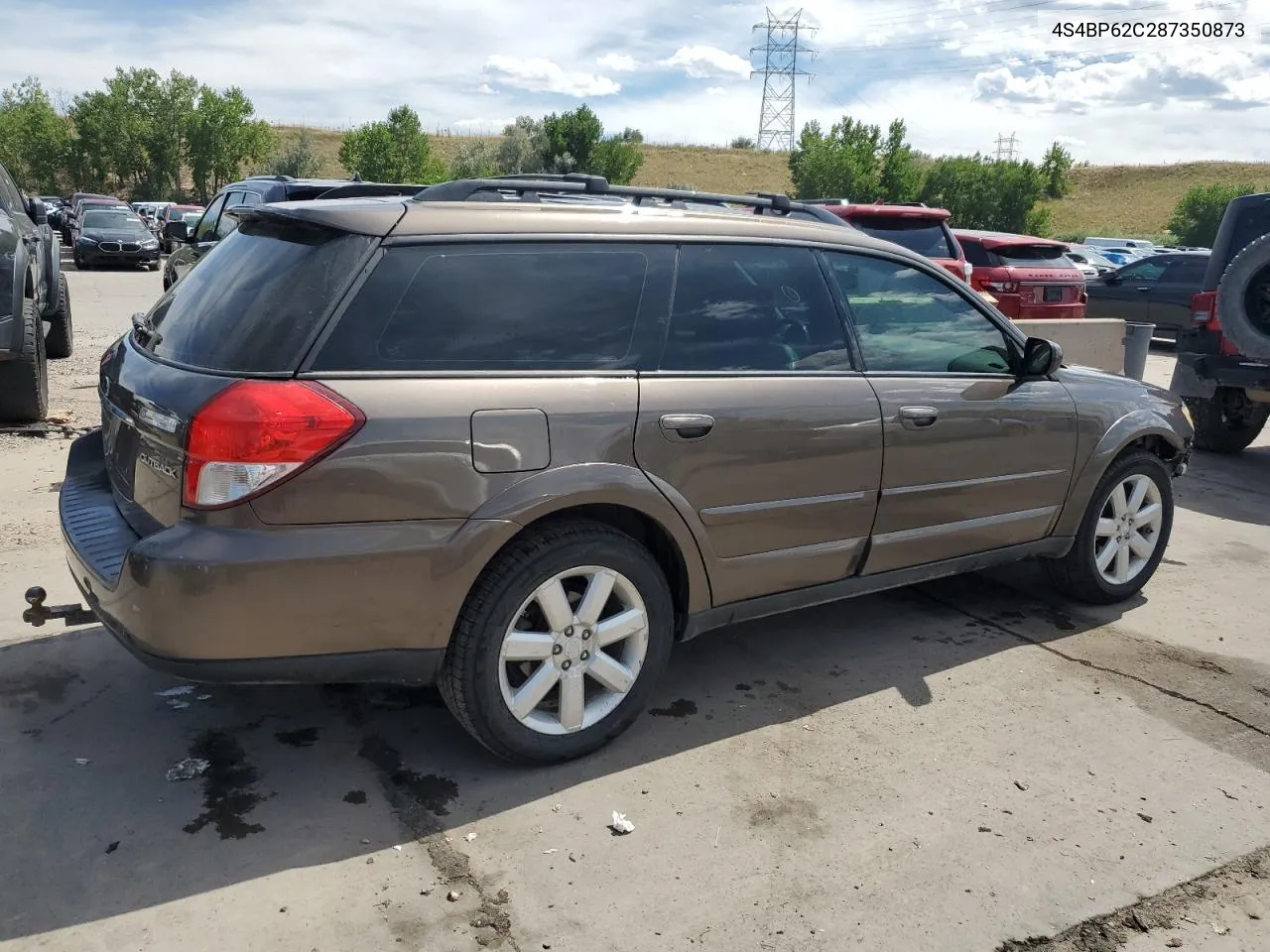 4S4BP62C287350873 2008 Subaru Outback 2.5I Limited