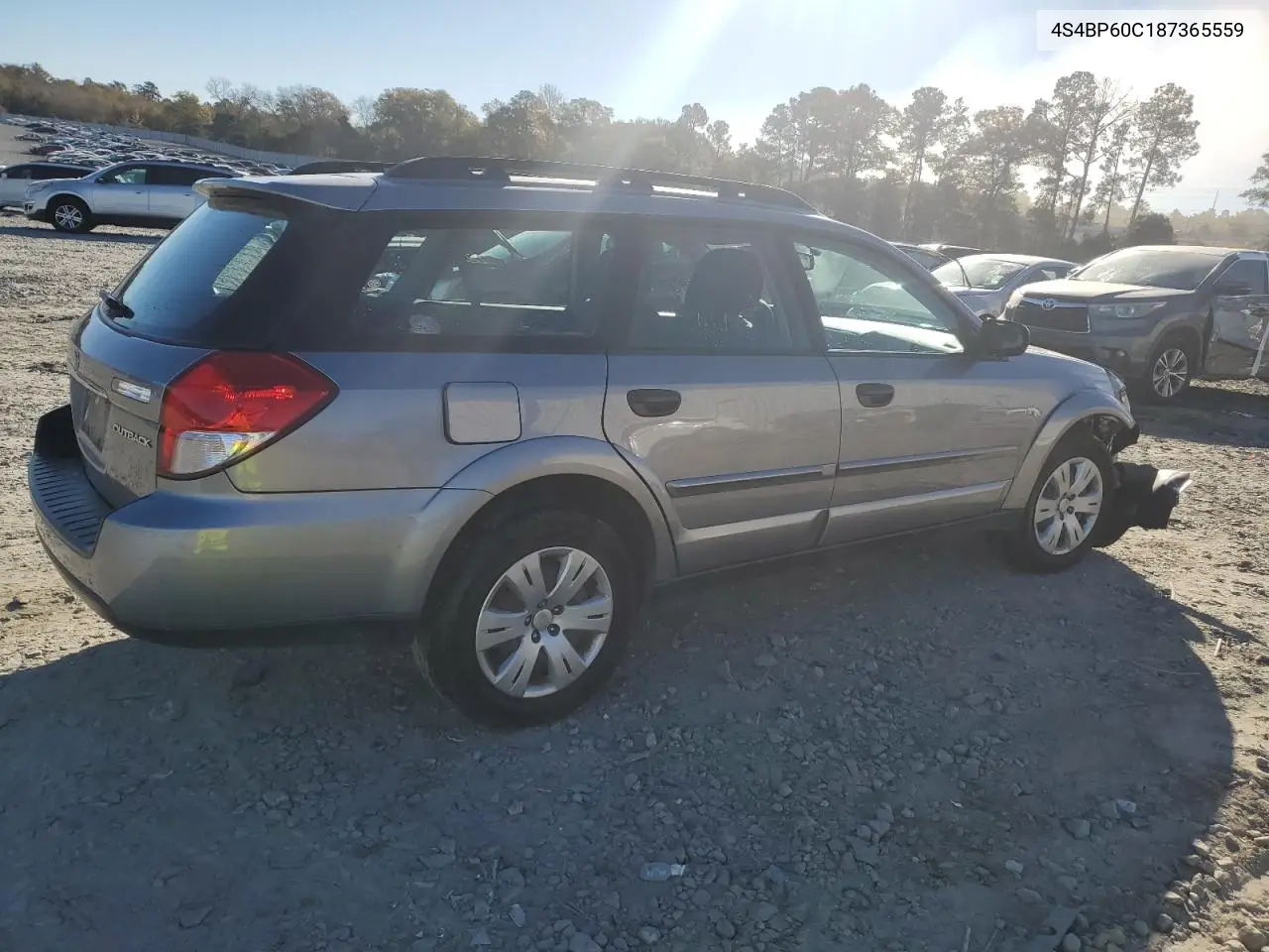 4S4BP60C187365559 2008 Subaru Outback