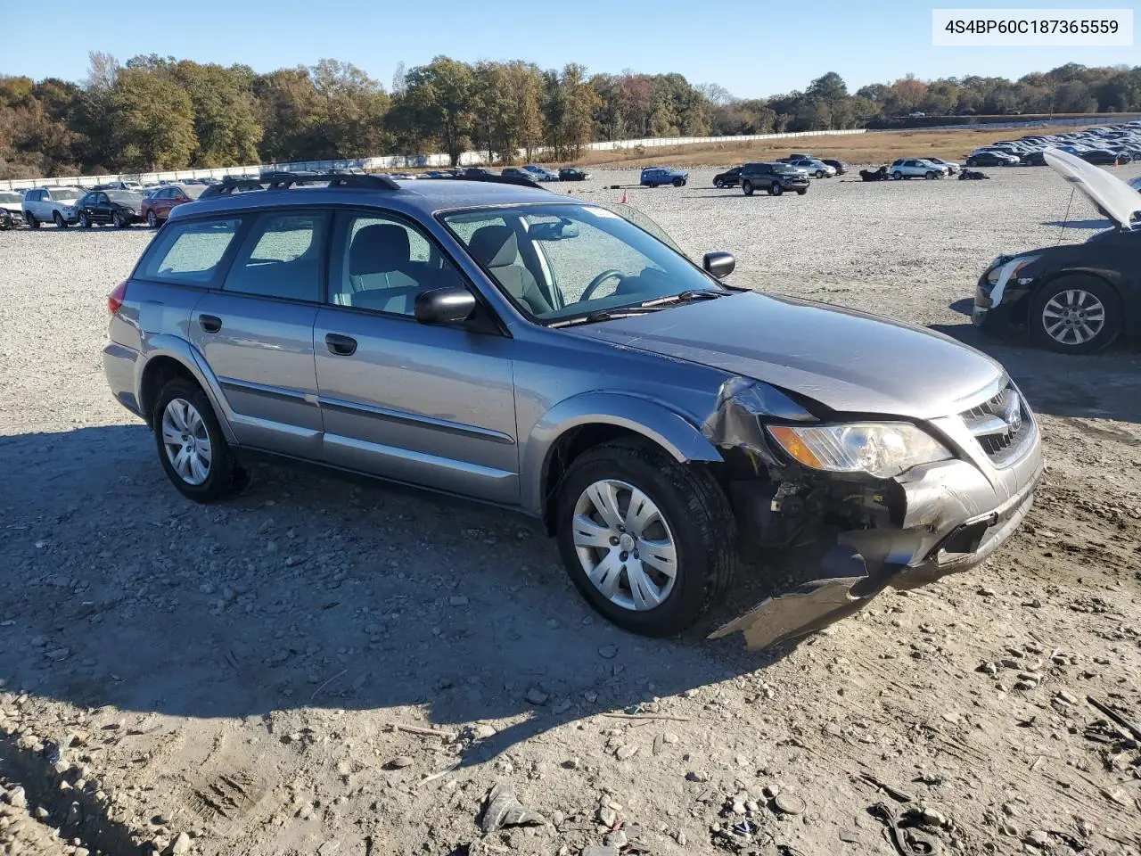 4S4BP60C187365559 2008 Subaru Outback