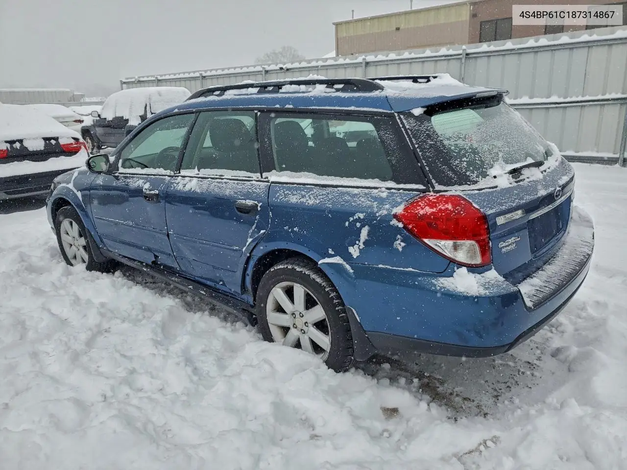 4S4BP61C187314867 2008 Subaru Outback 2.5I
