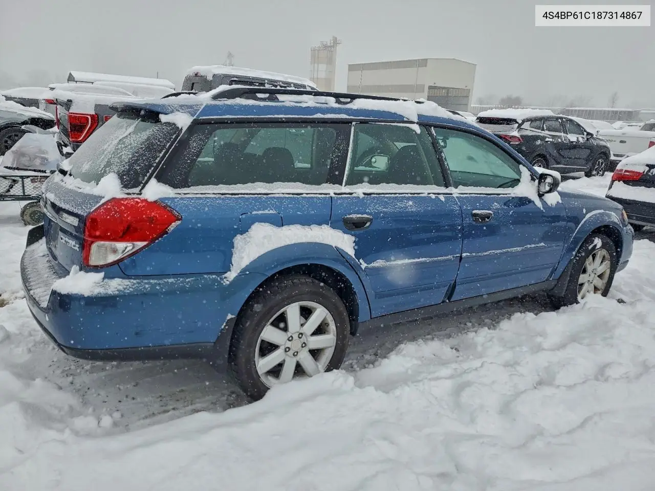 4S4BP61C187314867 2008 Subaru Outback 2.5I