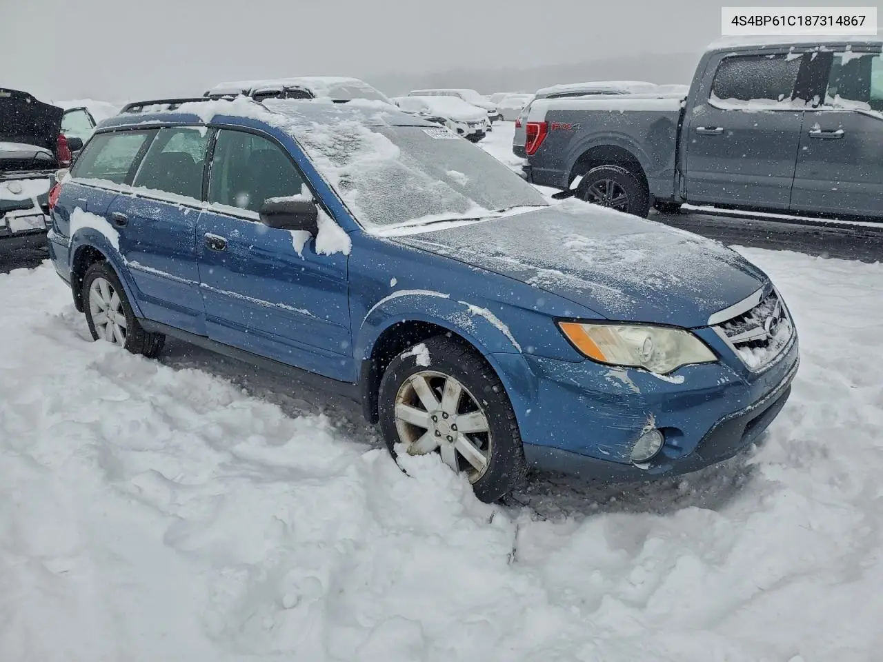4S4BP61C187314867 2008 Subaru Outback 2.5I