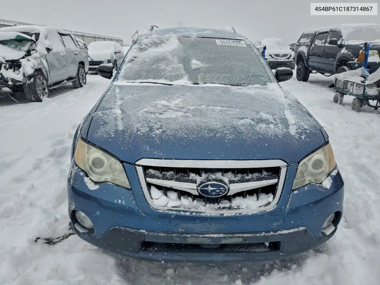 4S4BP61C187314867 2008 Subaru Outback 2.5I