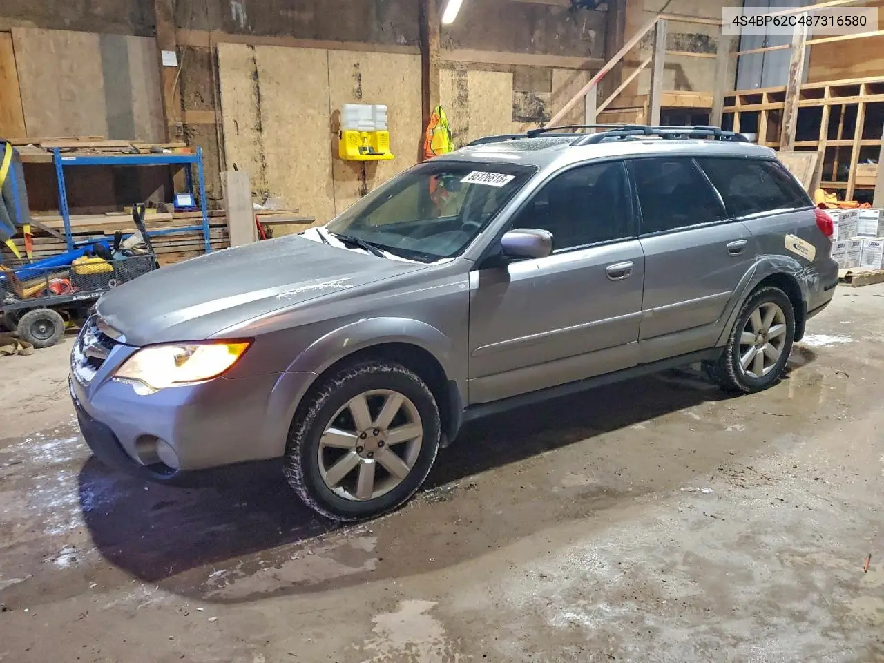 4S4BP62C487316580 2008 Subaru Outback 2.5I Limited