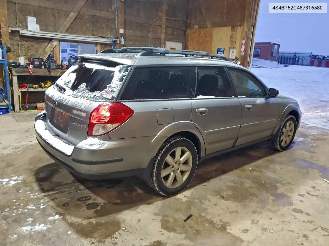 4S4BP62C487316580 2008 Subaru Outback 2.5I Limited
