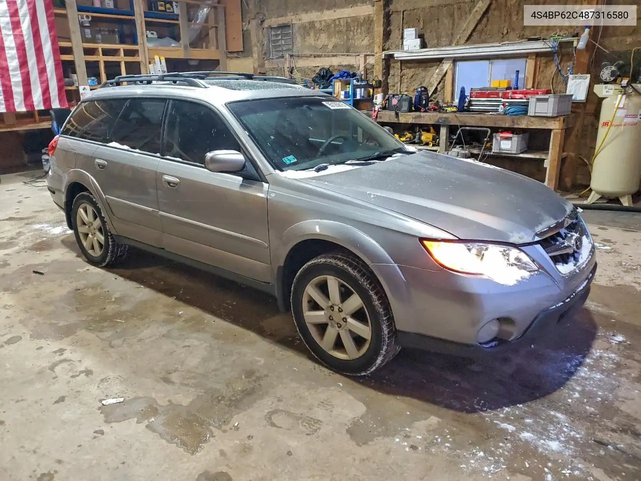 4S4BP62C487316580 2008 Subaru Outback 2.5I Limited