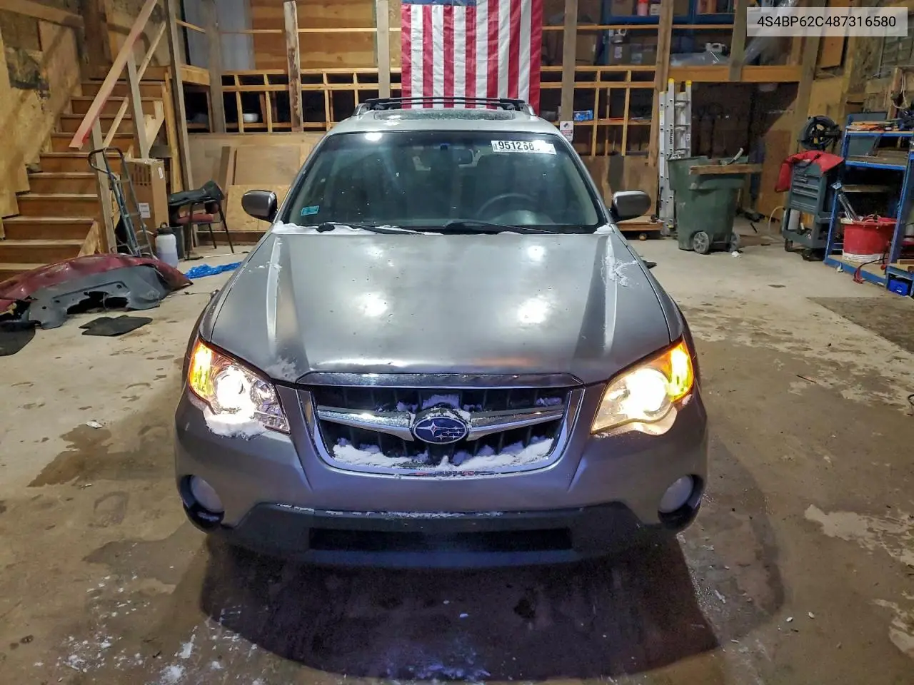 4S4BP62C487316580 2008 Subaru Outback 2.5I Limited