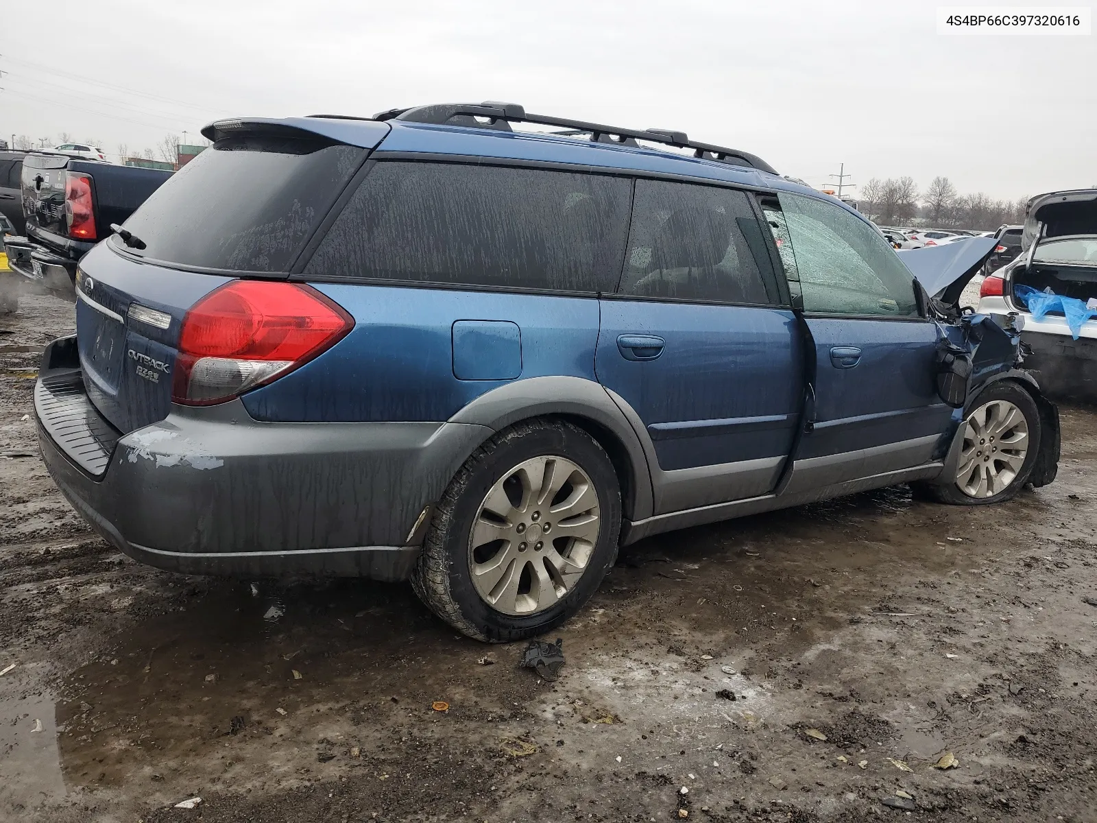 4S4BP66C397320616 2009 Subaru Outback 2.5I Limited