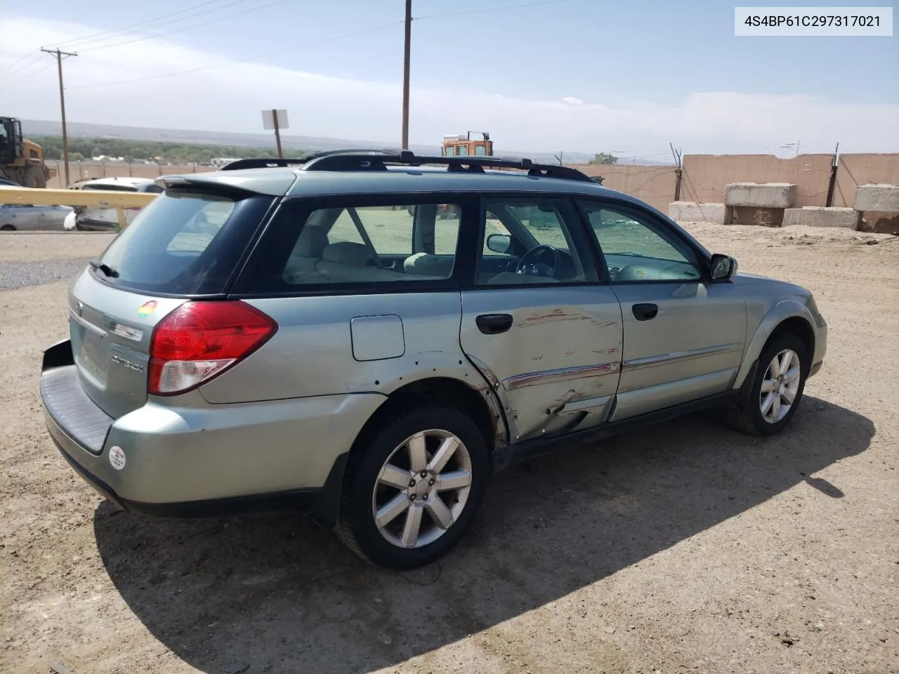 2009 Subaru Outback 2.5I VIN: 4S4BP61C297317021 Lot: 59284134