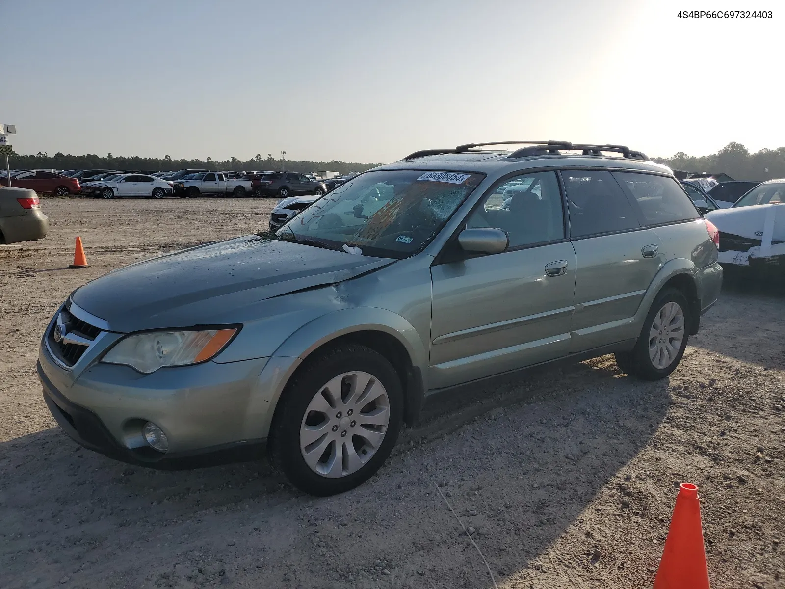 2009 Subaru Outback 2.5I Limited VIN: 4S4BP66C697324403 Lot: 63305454