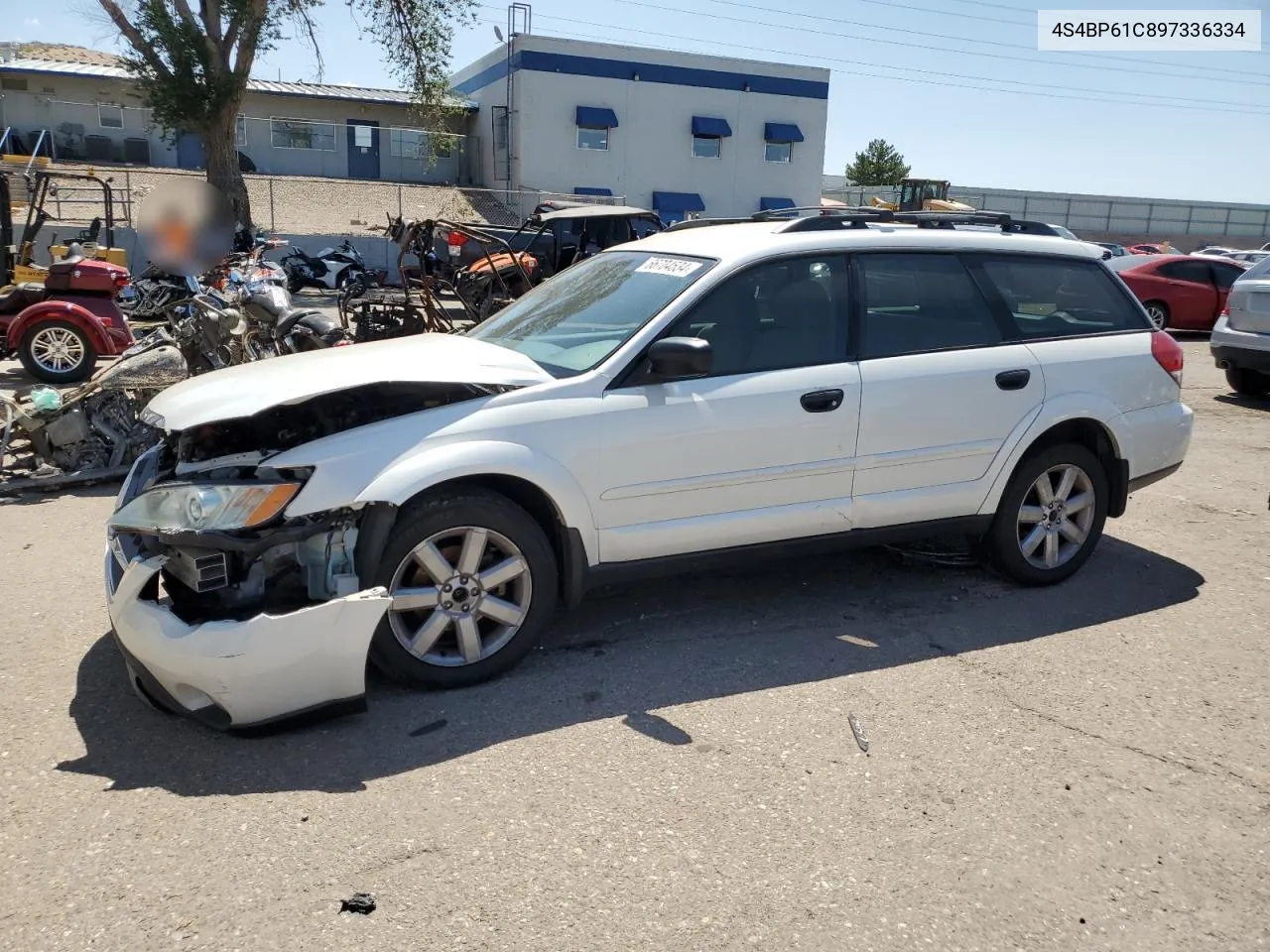 4S4BP61C897336334 2009 Subaru Outback 2.5I