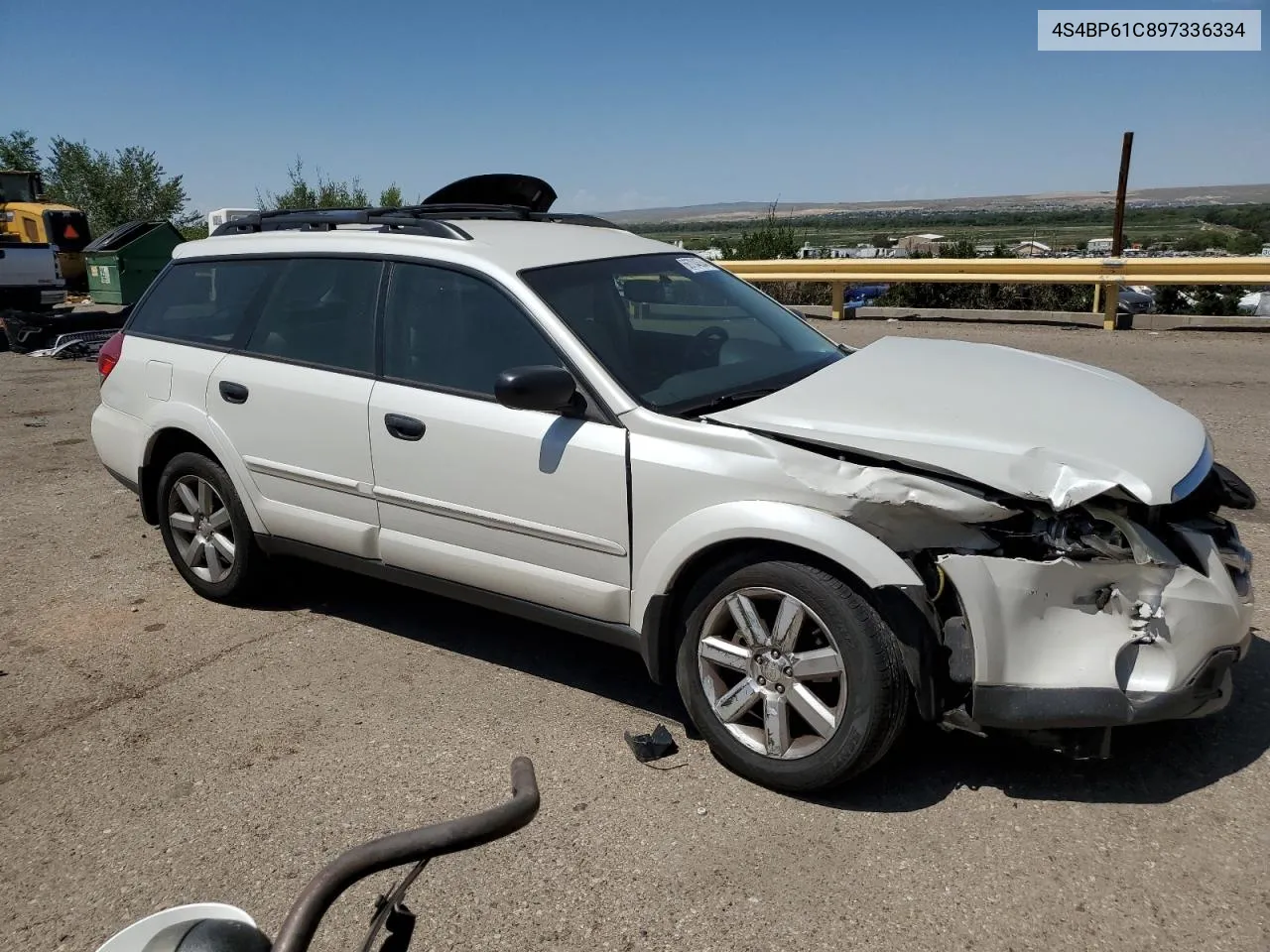 4S4BP61C897336334 2009 Subaru Outback 2.5I