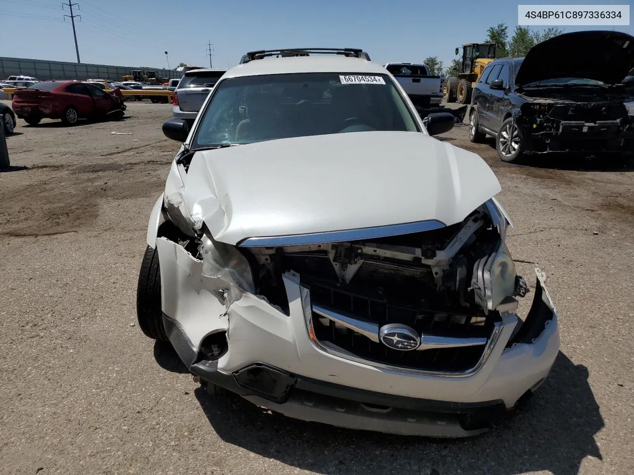 2009 Subaru Outback 2.5I VIN: 4S4BP61C897336334 Lot: 66704534