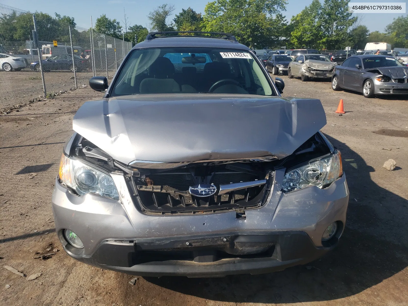 2009 Subaru Outback 2.5I VIN: 4S4BP61C797310386 Lot: 67114824