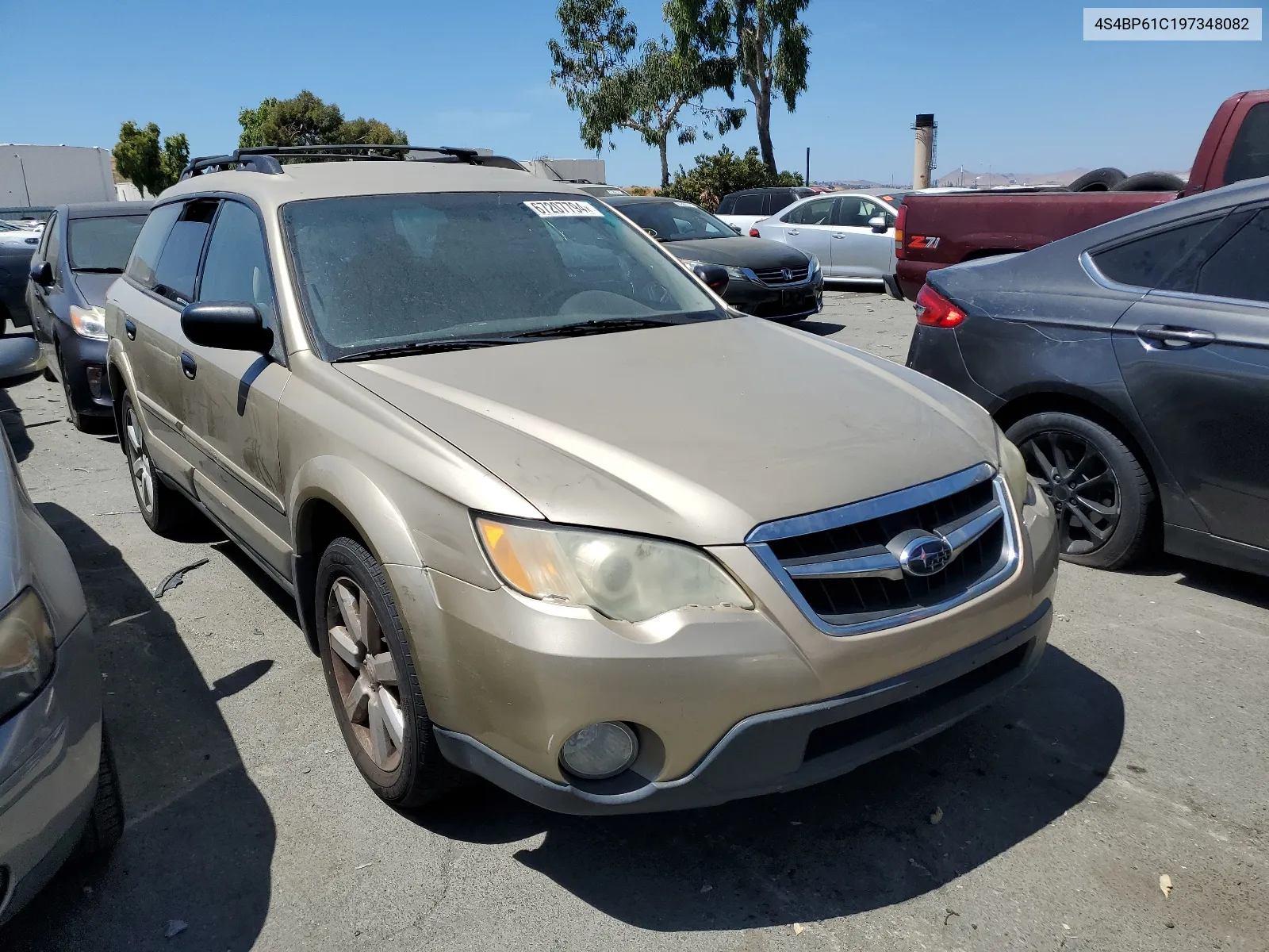 4S4BP61C197348082 2009 Subaru Outback 2.5I