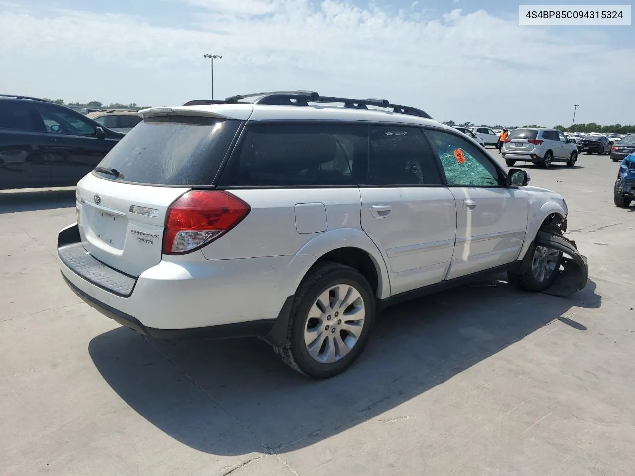 2009 Subaru Outback 3.0R VIN: 4S4BP85C094315324 Lot: 67953154