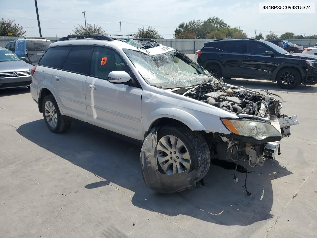 2009 Subaru Outback 3.0R VIN: 4S4BP85C094315324 Lot: 67953154