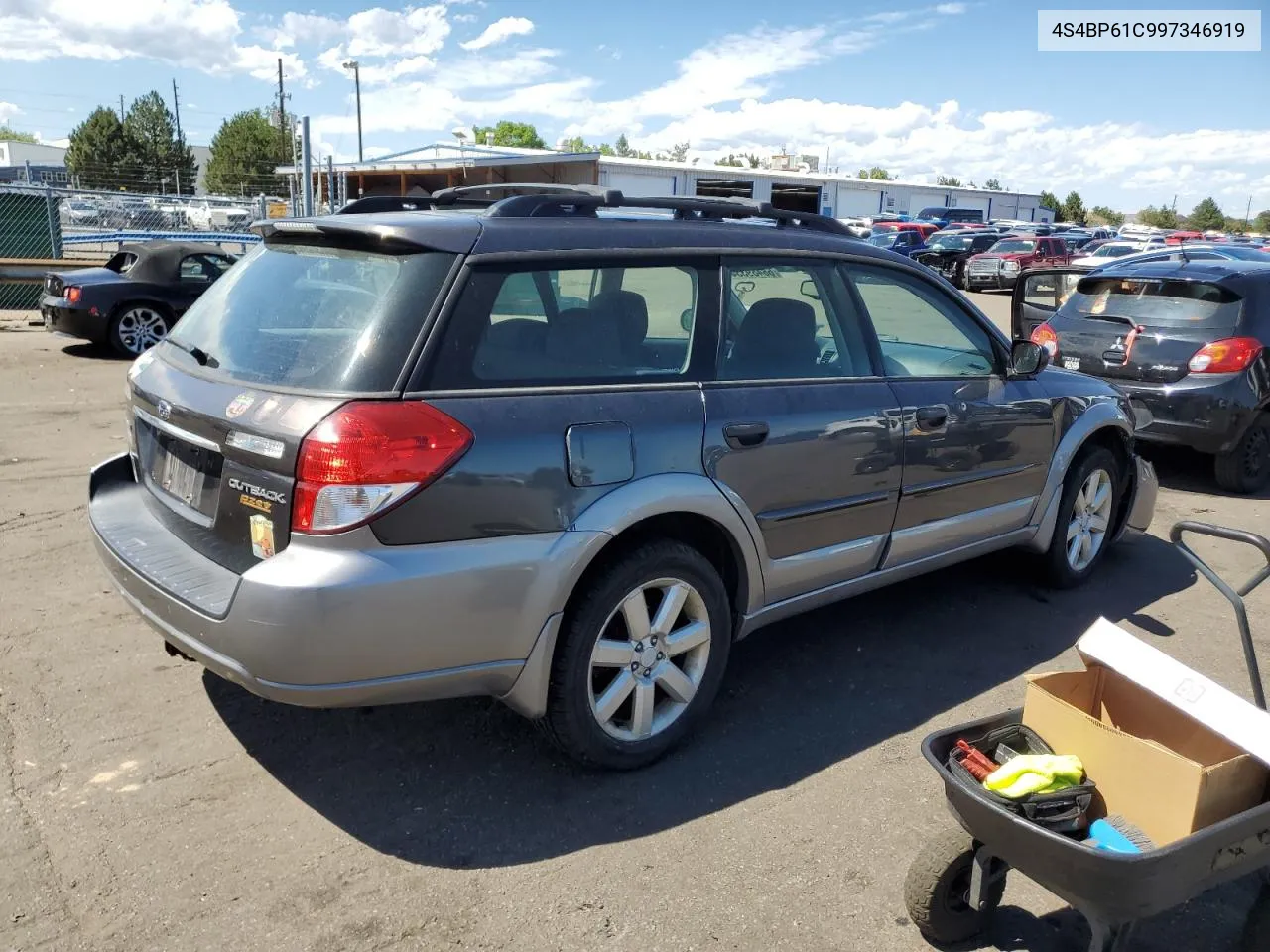 2009 Subaru Outback 2.5I VIN: 4S4BP61C997346919 Lot: 68489334