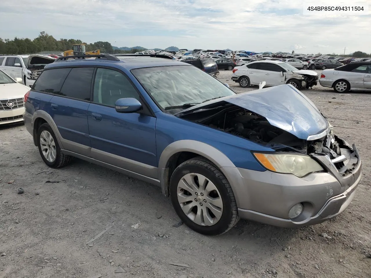 2009 Subaru Outback 3.0R VIN: 4S4BP85C494311504 Lot: 70056944