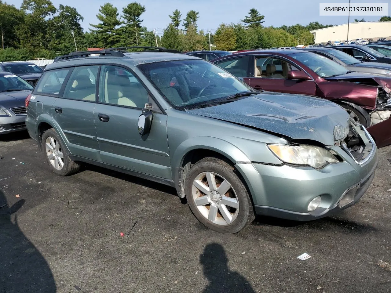 4S4BP61C197330181 2009 Subaru Outback 2.5I