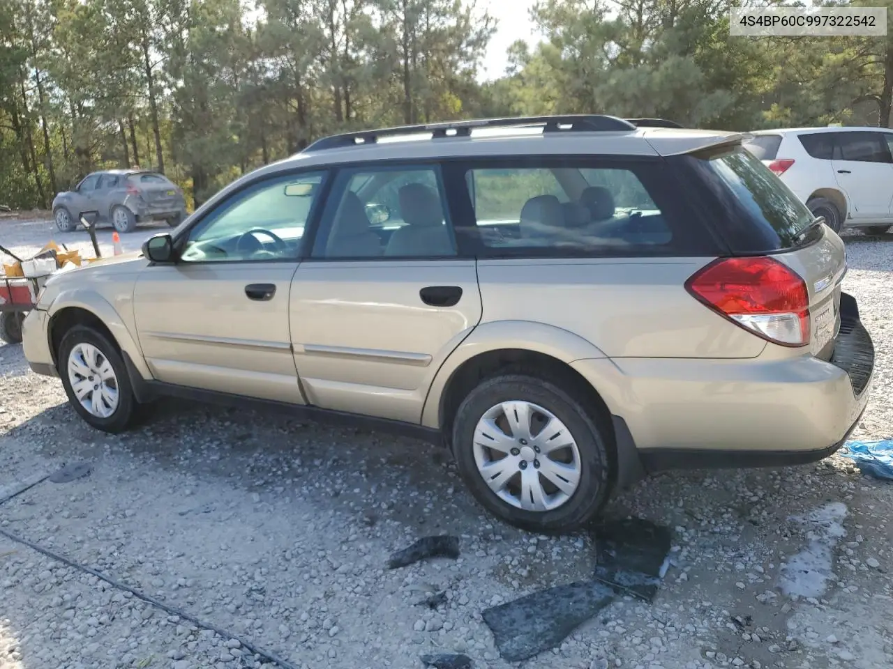 4S4BP60C997322542 2009 Subaru Outback