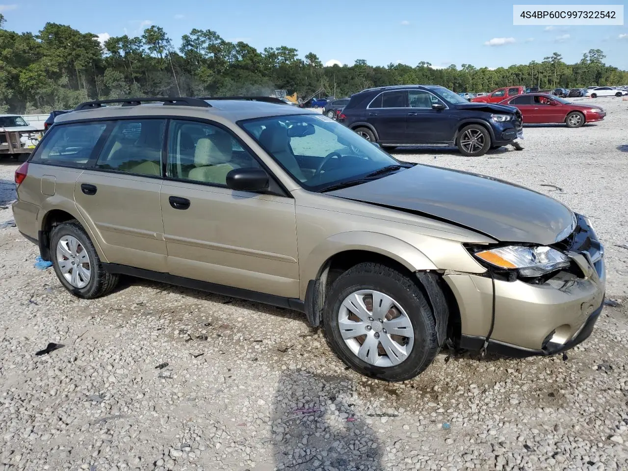 4S4BP60C997322542 2009 Subaru Outback