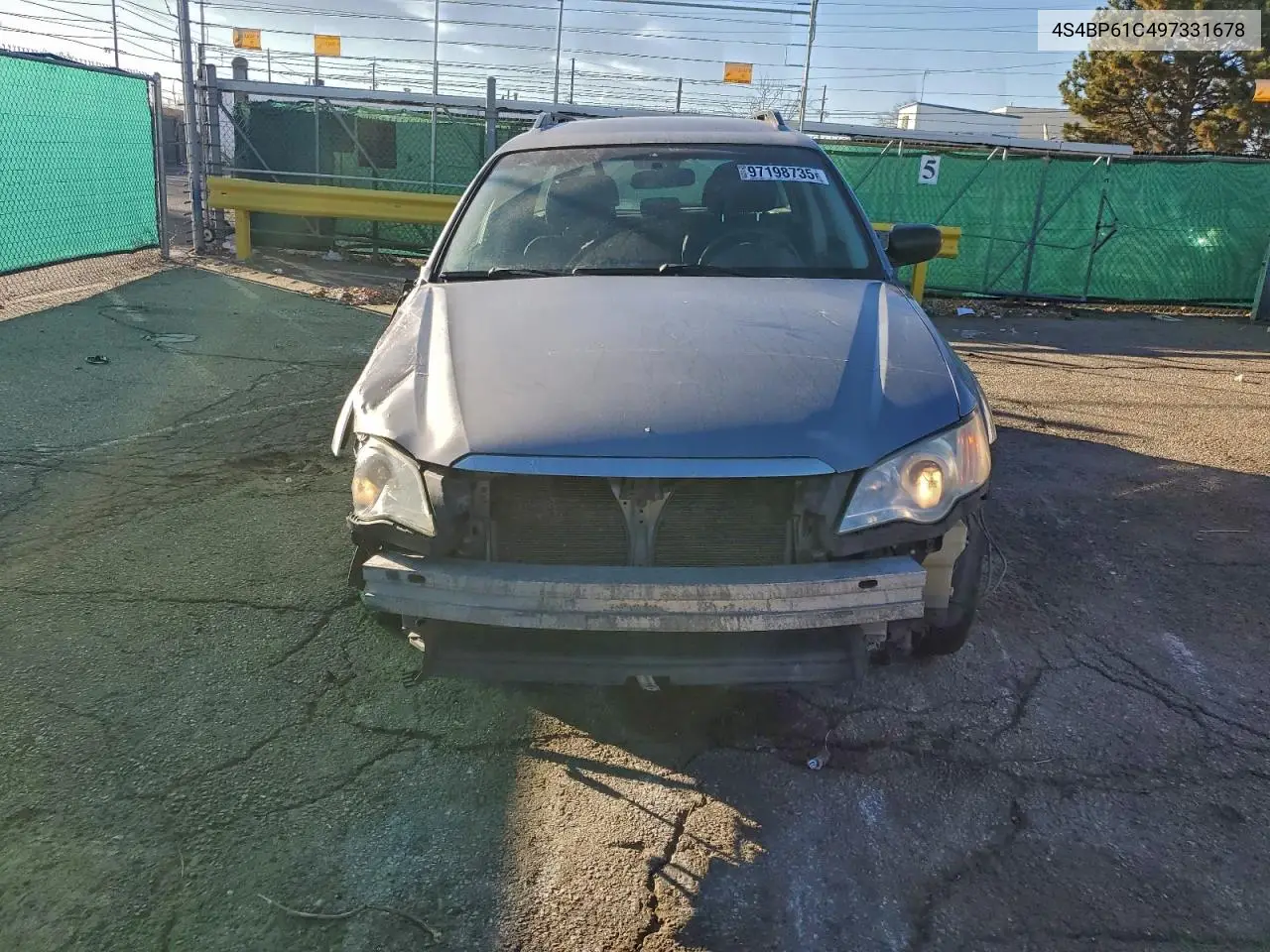 4S4BP61C497331678 2009 Subaru Outback 2.5I