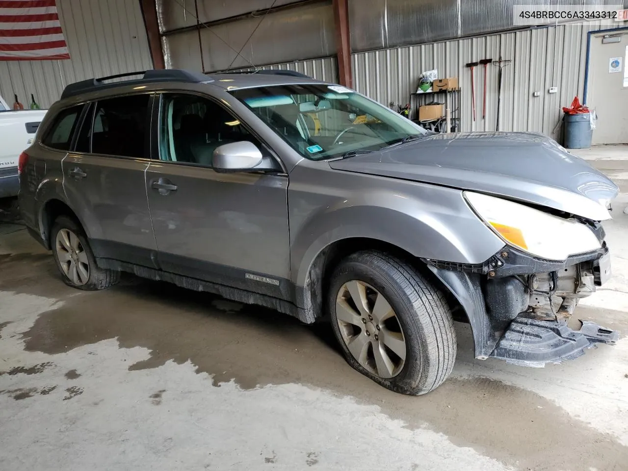 2010 Subaru Outback 2.5I Premium VIN: 4S4BRBCC6A3343312 Lot: 54003054