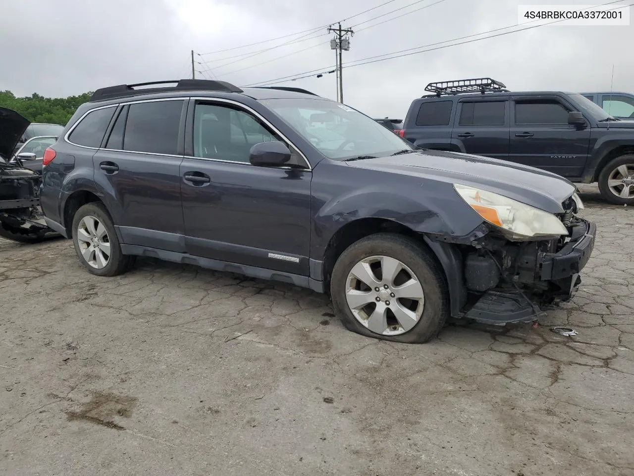 2010 Subaru Outback 2.5I Limited VIN: 4S4BRBKC0A3372001 Lot: 54470144