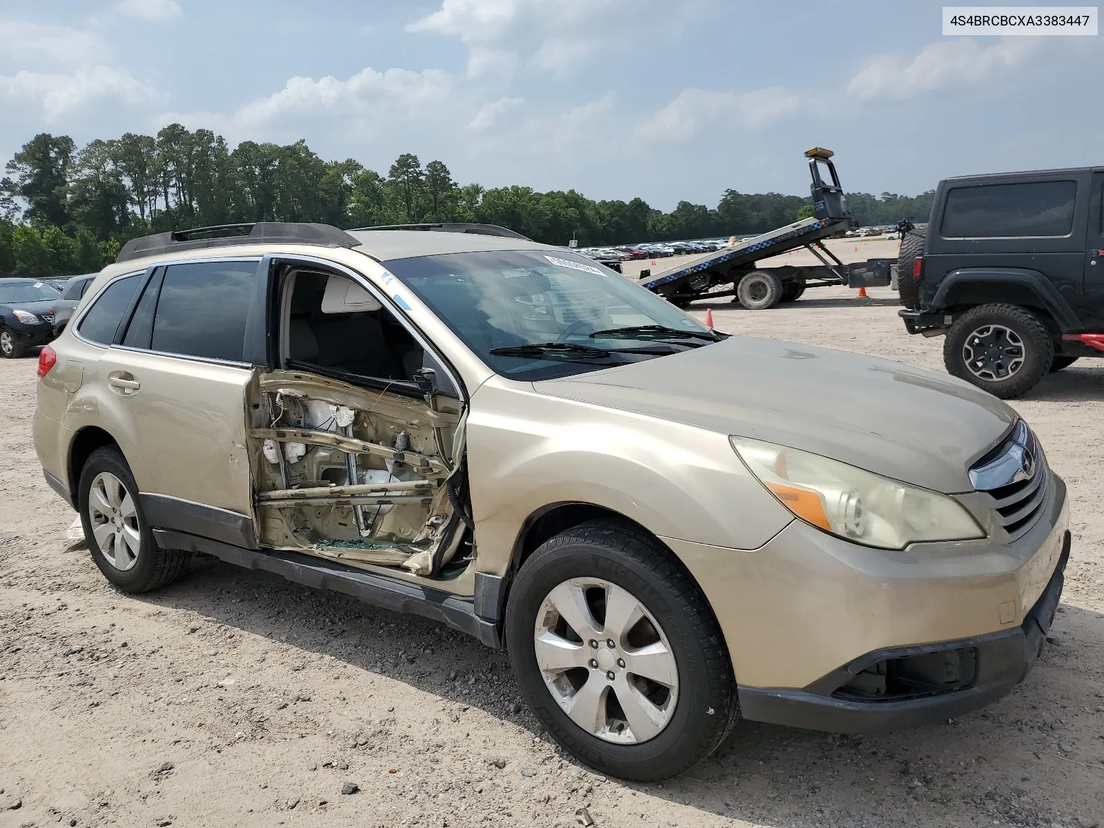 2010 Subaru Outback 2.5I Premium VIN: 4S4BRCBCXA3383447 Lot: 55558524