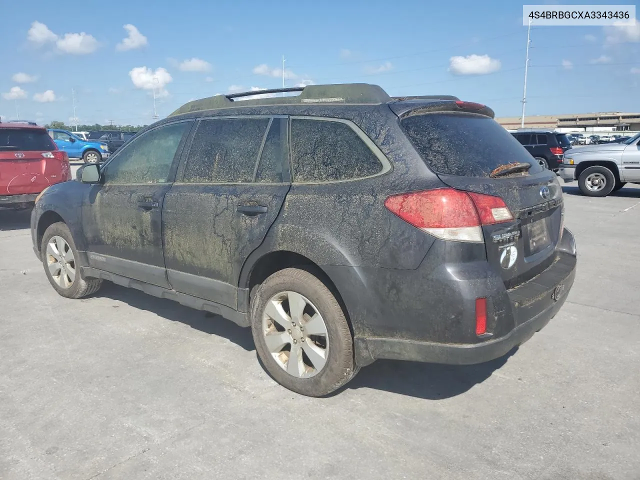 2010 Subaru Outback 2.5I Premium VIN: 4S4BRBGCXA3343436 Lot: 55884994