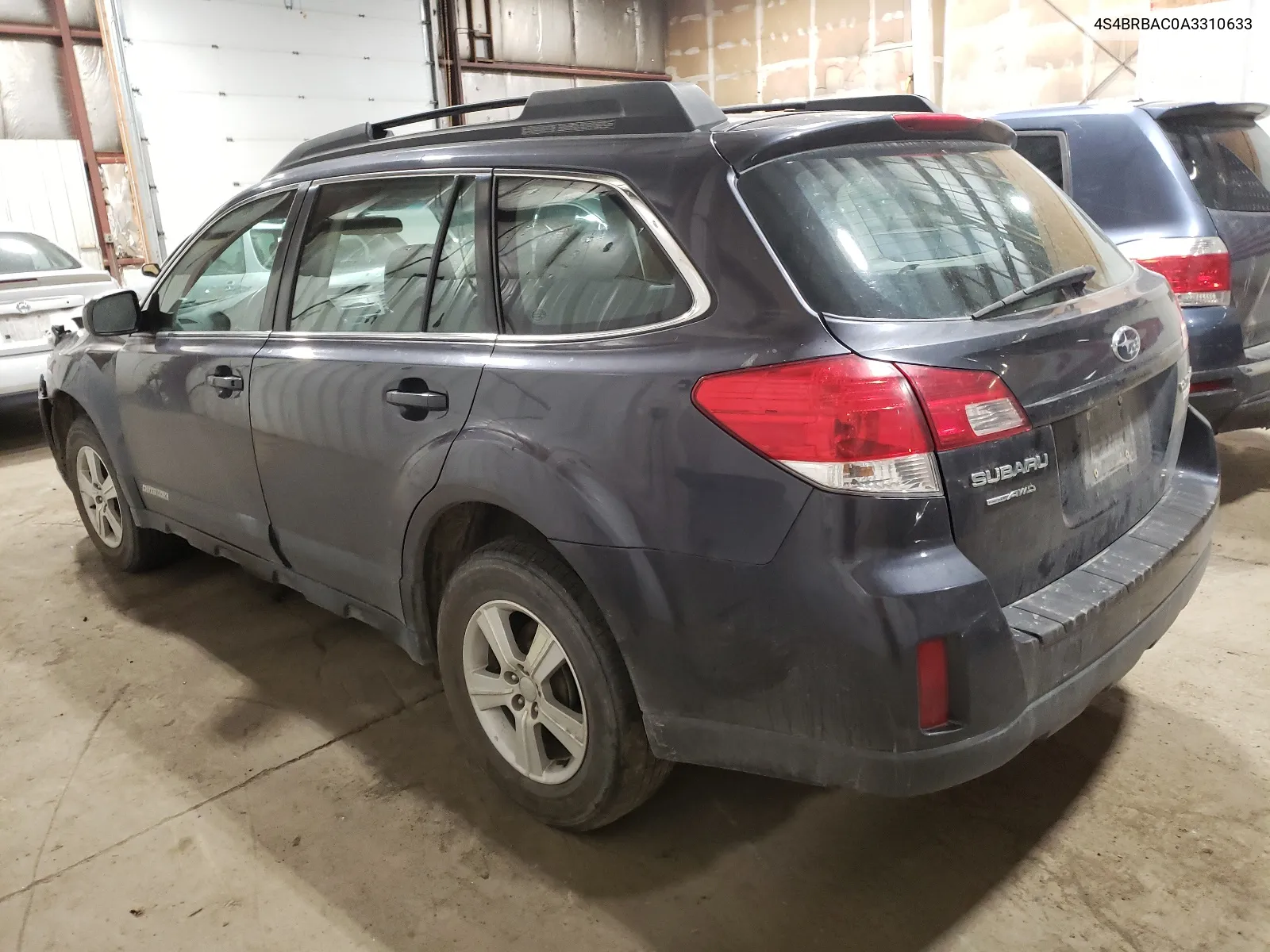 2010 Subaru Outback 2.5I VIN: 4S4BRBAC0A3310633 Lot: 62718104